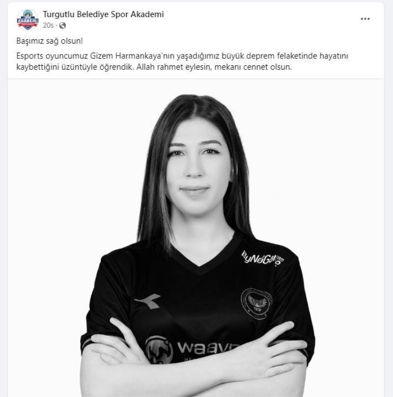 Turgutlu Belediyespor sporcusu depremde hayatını kaybetti
