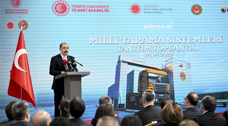 Ticaret Bakanı Muş, Milli Tarama Sistemleri Tanıtımında Konuştu