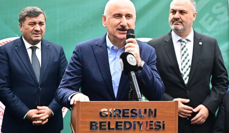 ULAŞTIRMA VE ALTYAPI BAKANI KARAİSMAİLOĞLU: GİRESUN KATLI KAVŞAK PROJESİNİN İHALESİNİ 7 HAZİRAN’DA YAPACAĞIZ