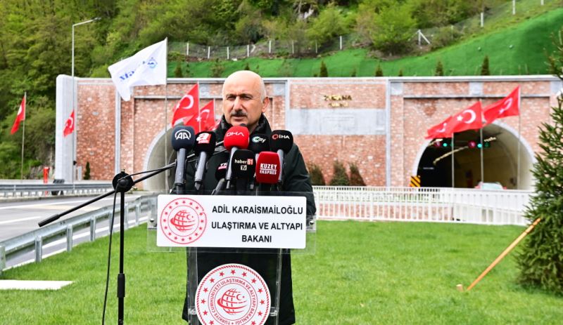 ULAŞTIRMA VE ALTYAPI BAKANI KARAİSMAİLOĞLU: TÜRKİYE’NİN YÜZ AKI PROJESİ ZİGANA TÜNELİ İLE SEYAHAT SÜRESİ KISALIYOR