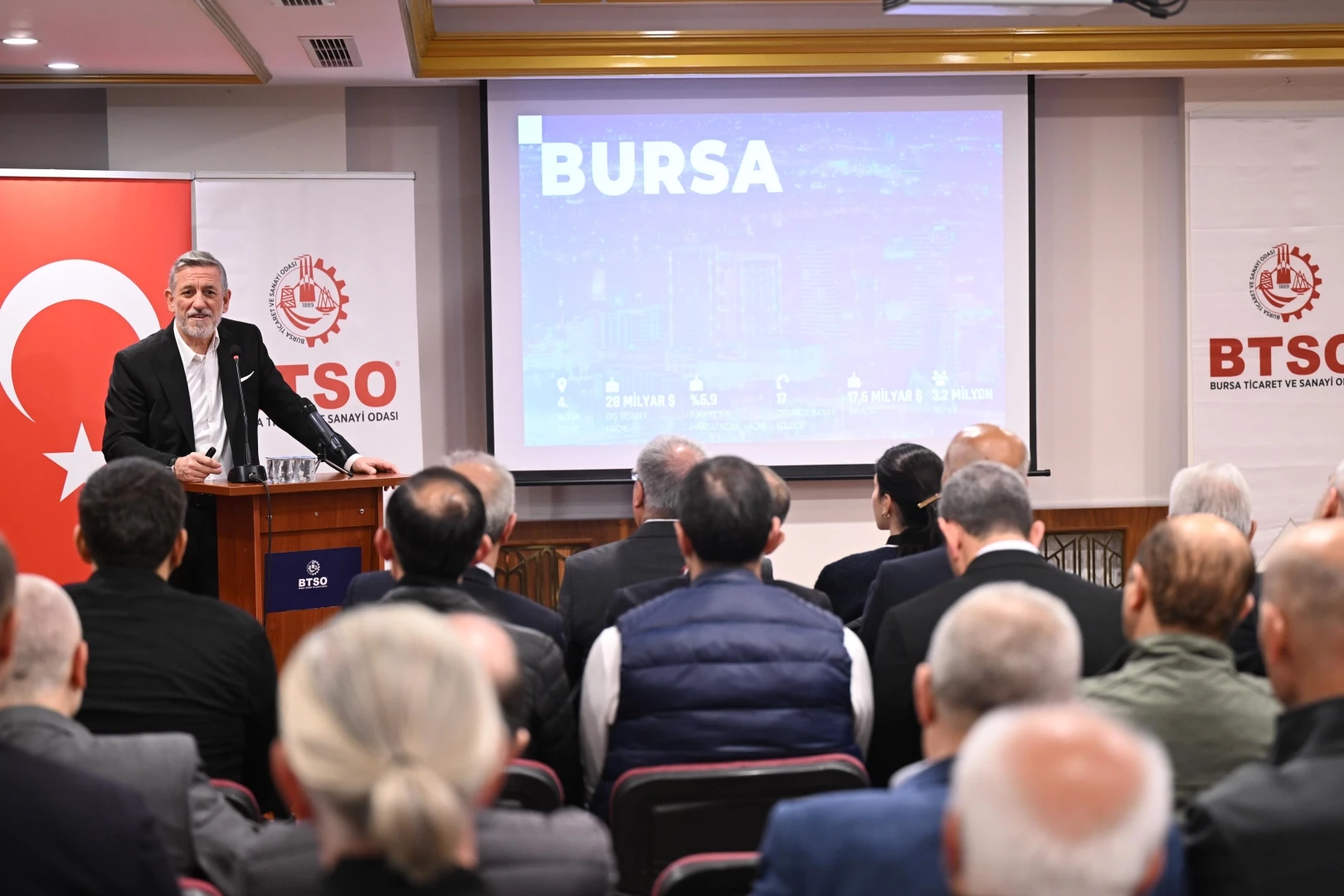 BTSO Başkanı İbrahim Burkay Tarihi Çarşı ve Hanlar Bölgesi Üyeleriyle Buluştu