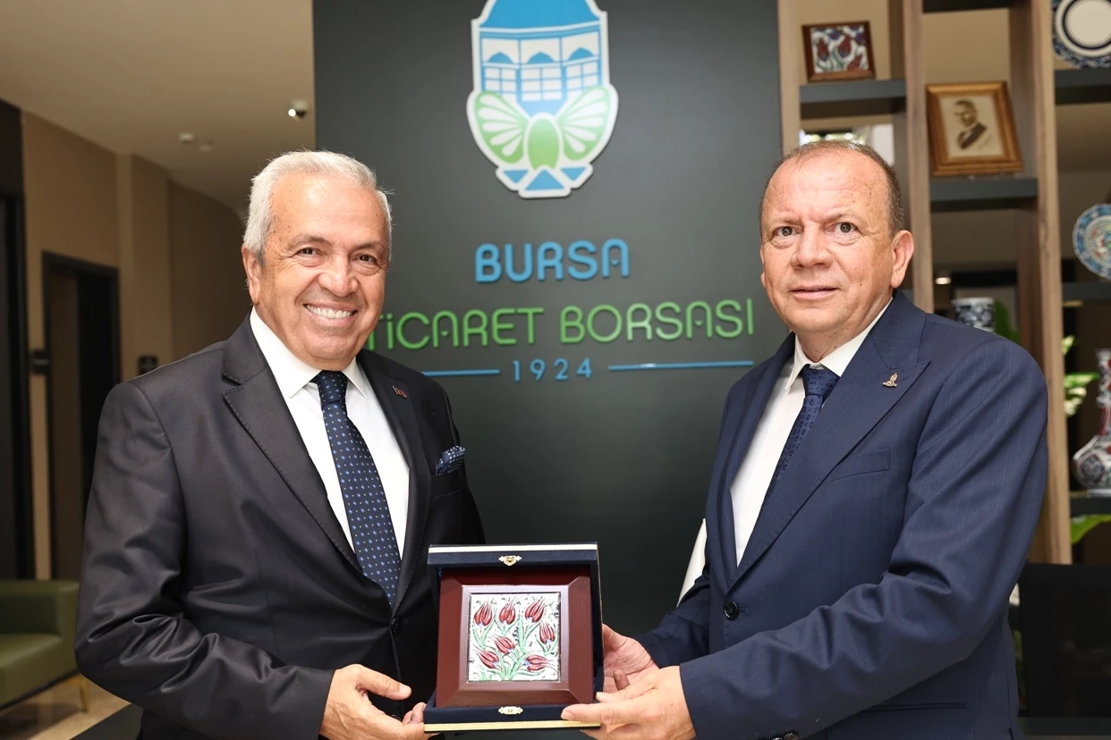 Başkan Şadi Özdemir’den Bursa Ticaret Borsası’na ziyaret